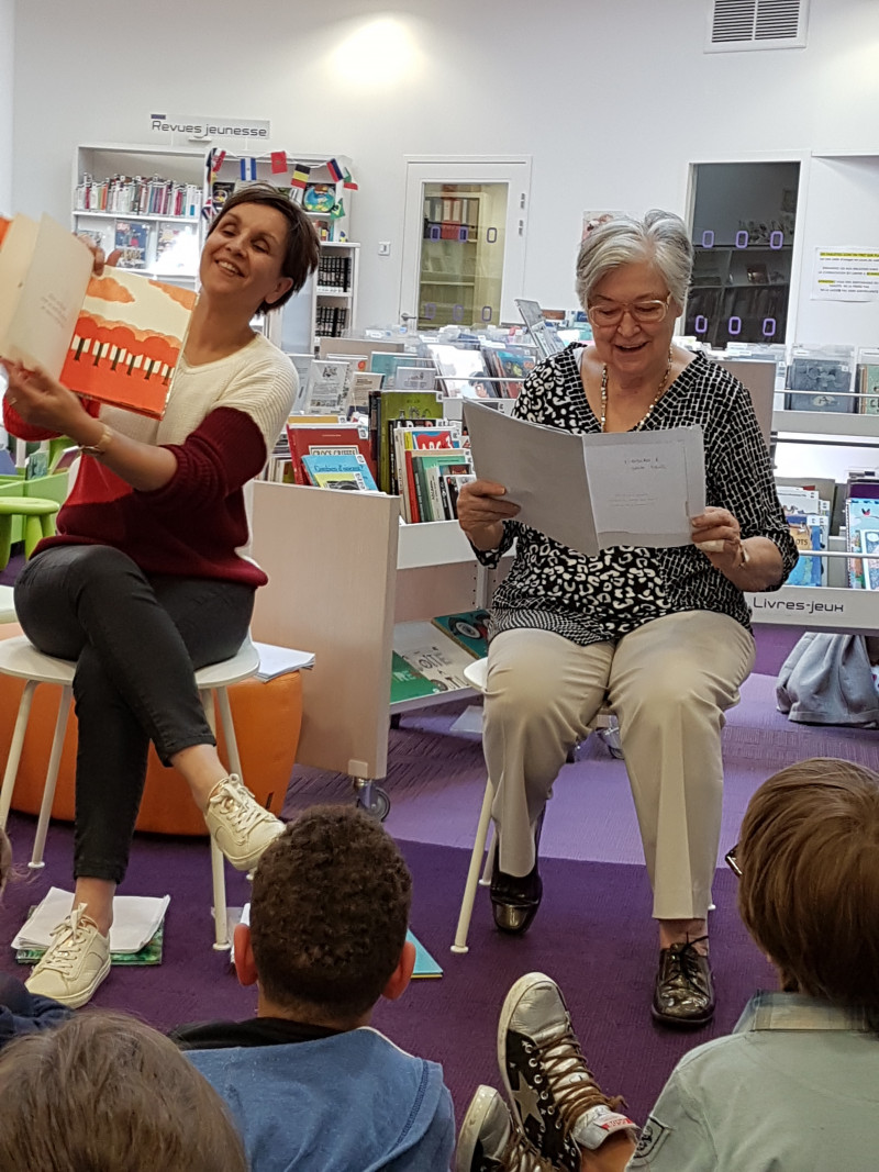 Mardi 21 Mai : temps lecture aux enfants de l’école FRANCIN