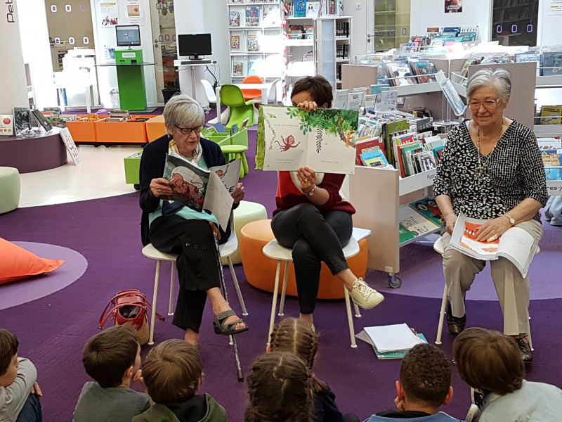 Mardi 21 Mai : temps lecture aux enfants de l’école FRANCIN