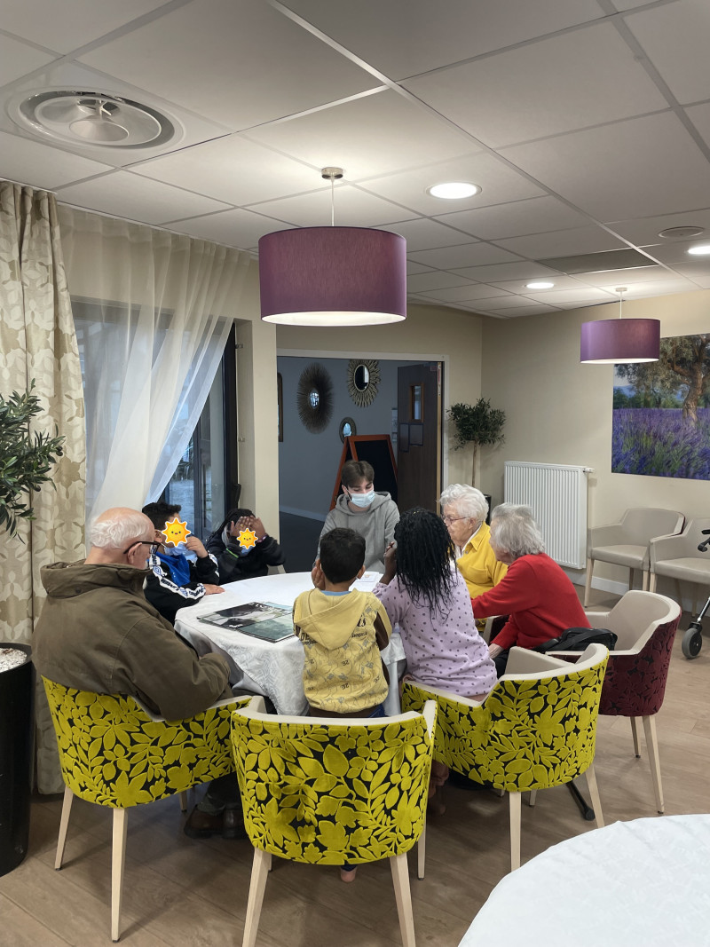 Rencontre avec les enfants du centre de loisirs