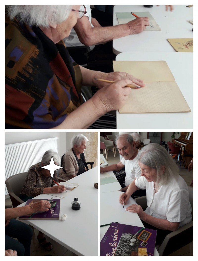 Atelier d'écriture à la plume