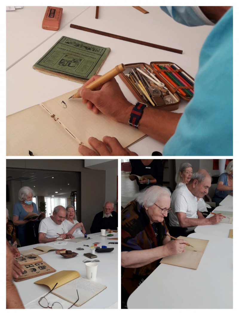 Atelier d'écriture à la plume