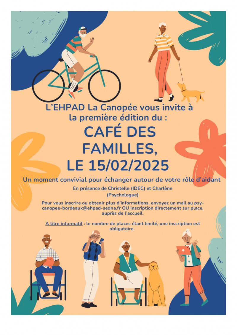 La Canopée organise son premier Café des Familles : Le rôle des aidants.