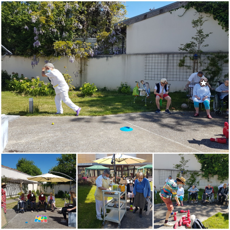 Jeux dans le jardin