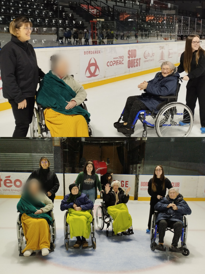 Sensation garantie à la patinoire !