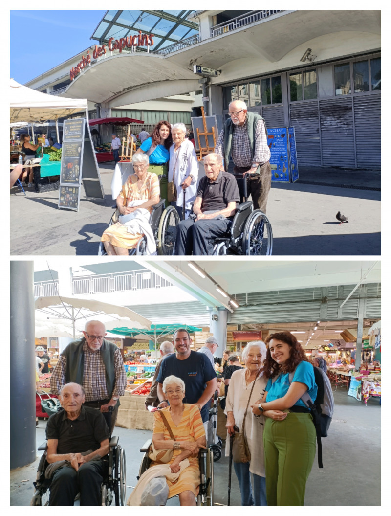 Le marché des capucins