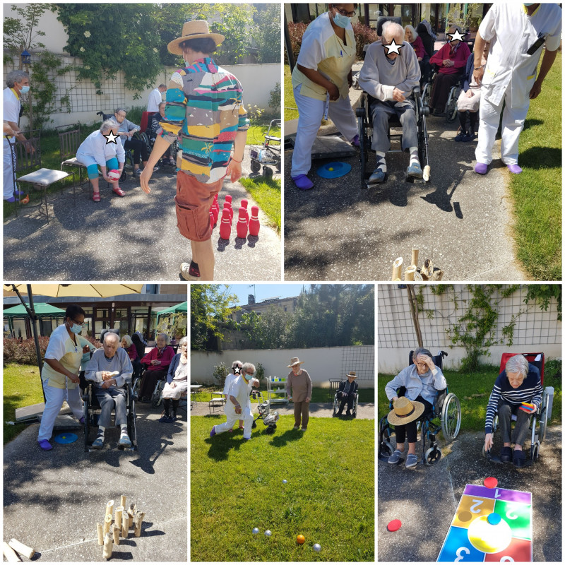 Jeux dans le jardin