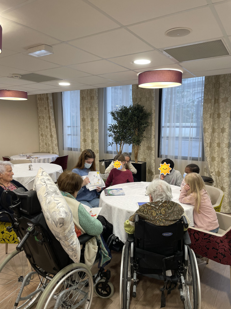 Rencontre avec les enfants du centre de loisirs