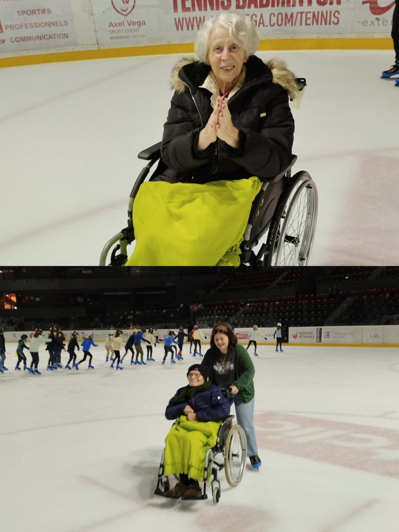Sensation garantie à la patinoire !